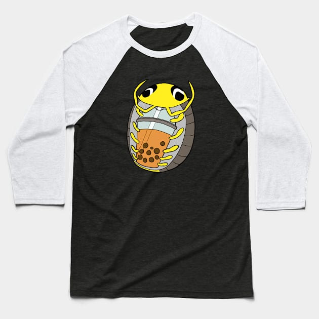 Rubber Ducky Isopod loves Boba Tea Baseball T-Shirt by SNK Kreatures